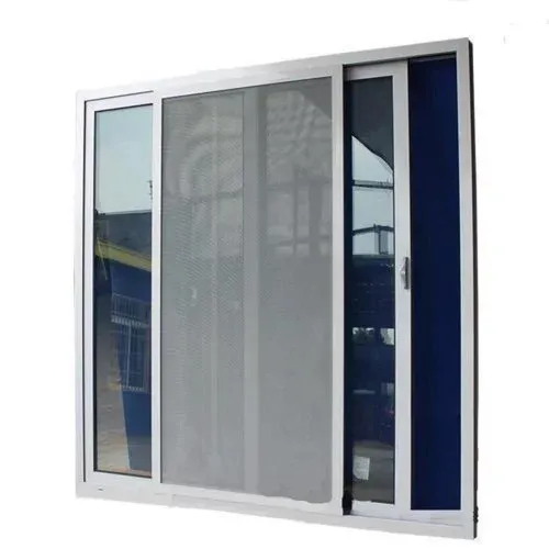 Pleated mesh for windows with smooth slide-fold mechanism